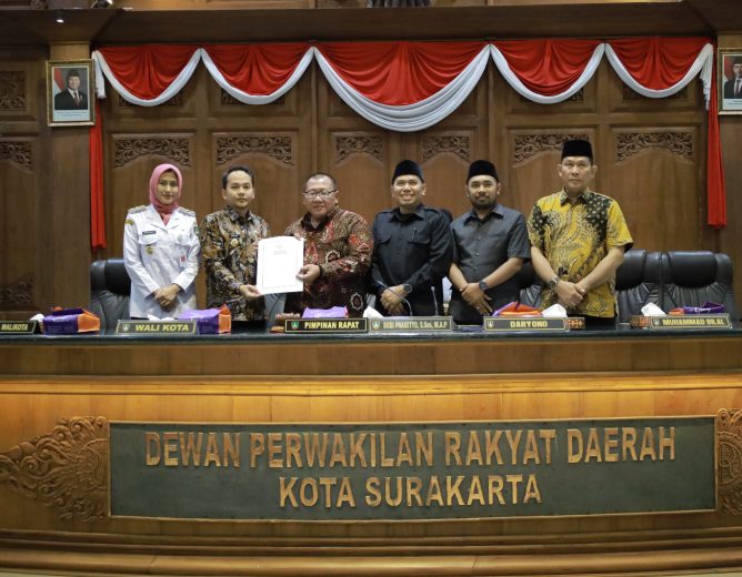 Raperda Penanggulangan Bencana Disetujui, Kota Surakarta Siap Hadapi Risiko Bencana