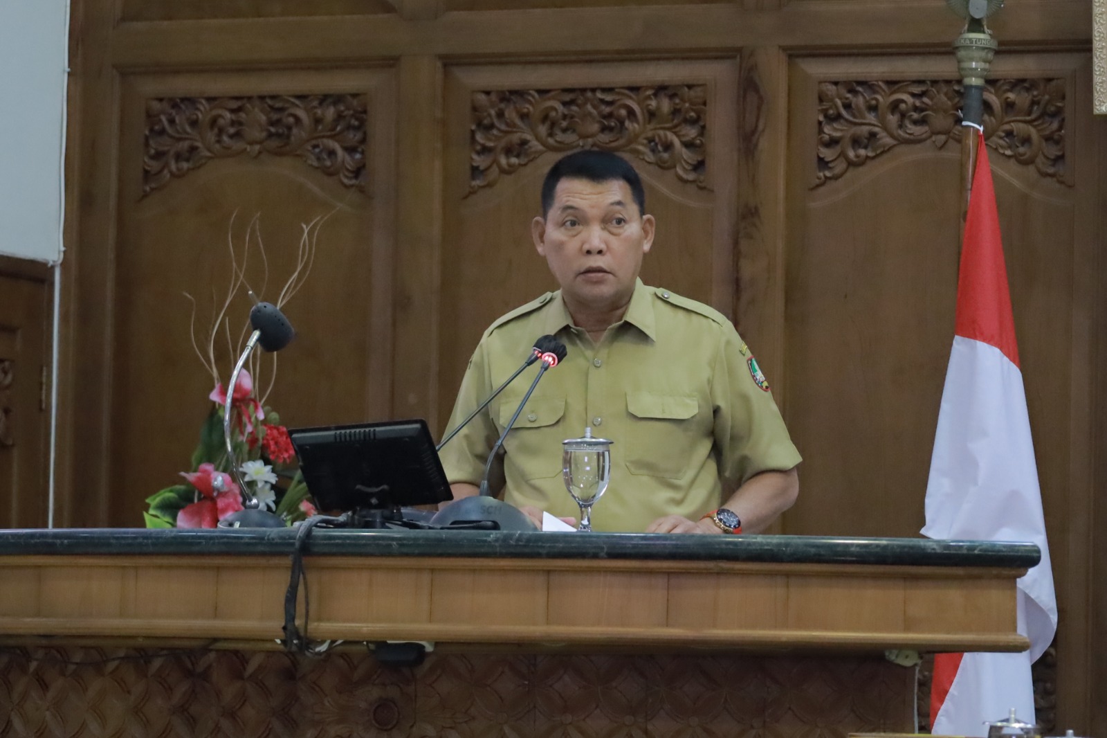 Teguh Sebut PAD Berkurang 4,65 Persen Disebabkan Penurunan Retribusi Daerah